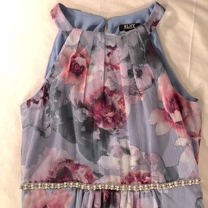 Long Floral Dress- size 8